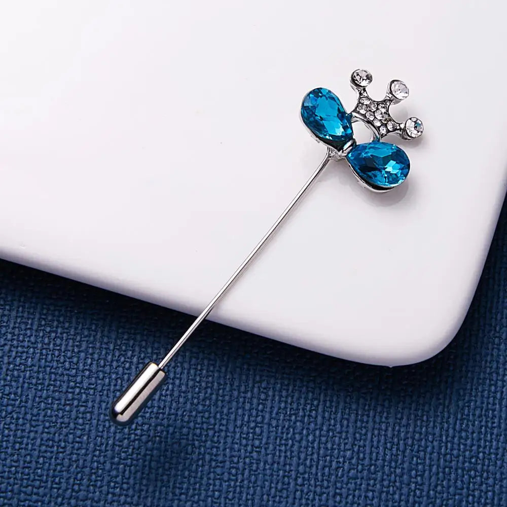 Femlion Leaf Flower Star Branch Butterfly Brooch Pins for Men Women