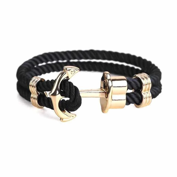 Femlion Anchor Bracelet: Stylish Punk Jewelry for Men and Women