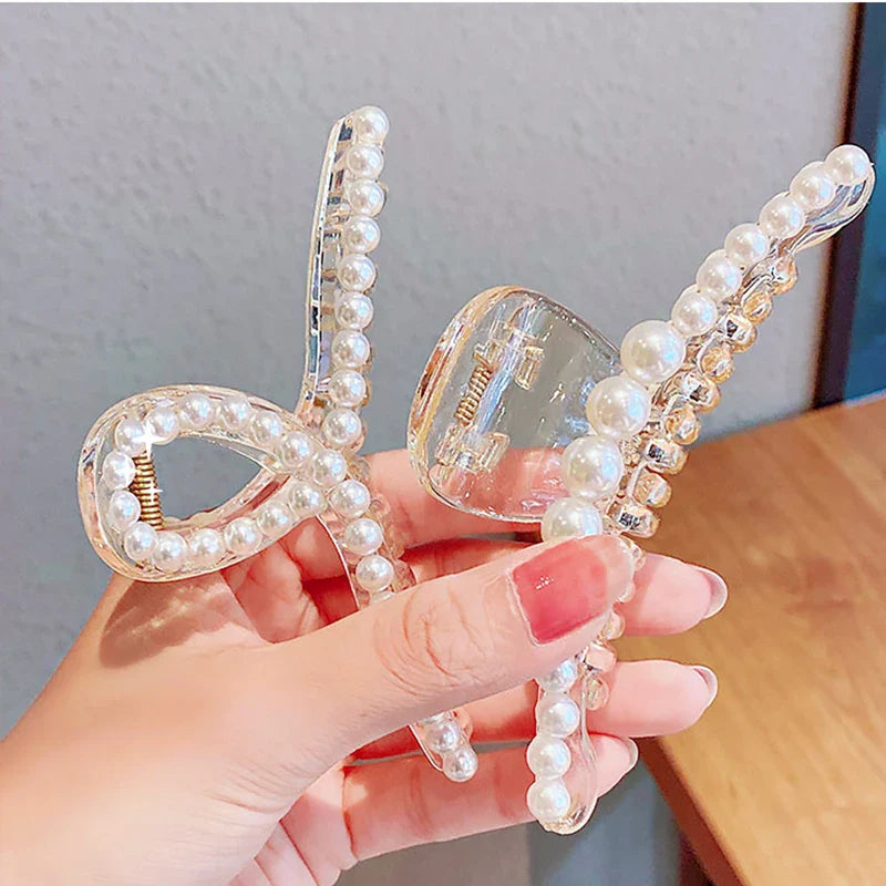 Femlion Geometric Acrylic Hair Claw Barrette Set - Fashion Statement Hair Accessory