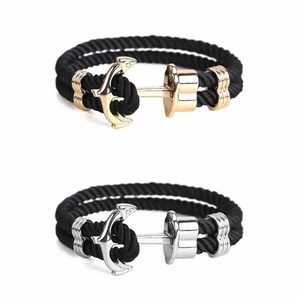 Femlion Anchor Bracelet: Stylish Punk Jewelry for Men and Women