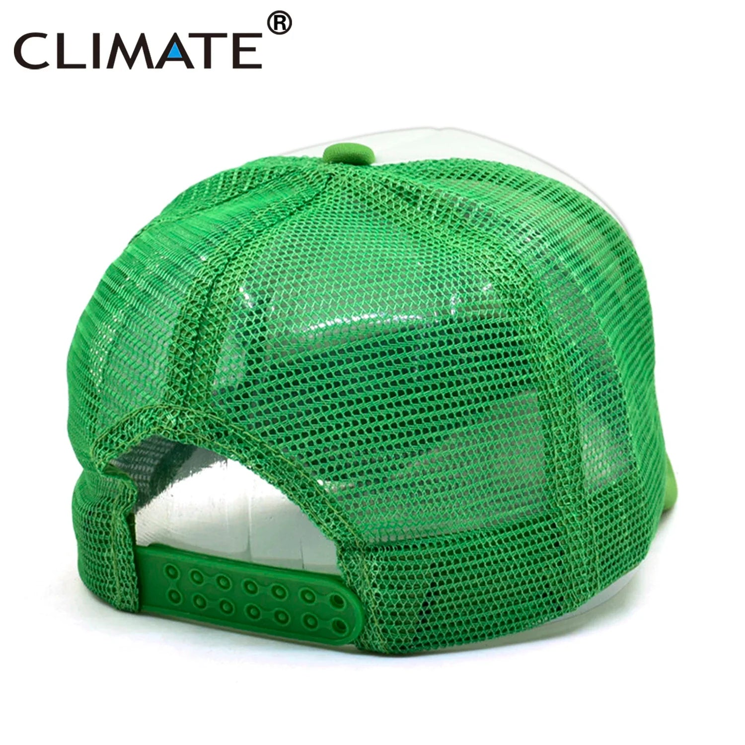 Femlion High Climb Trucker Cap Green | Outdoor Sport Hat Mesh for Men Women