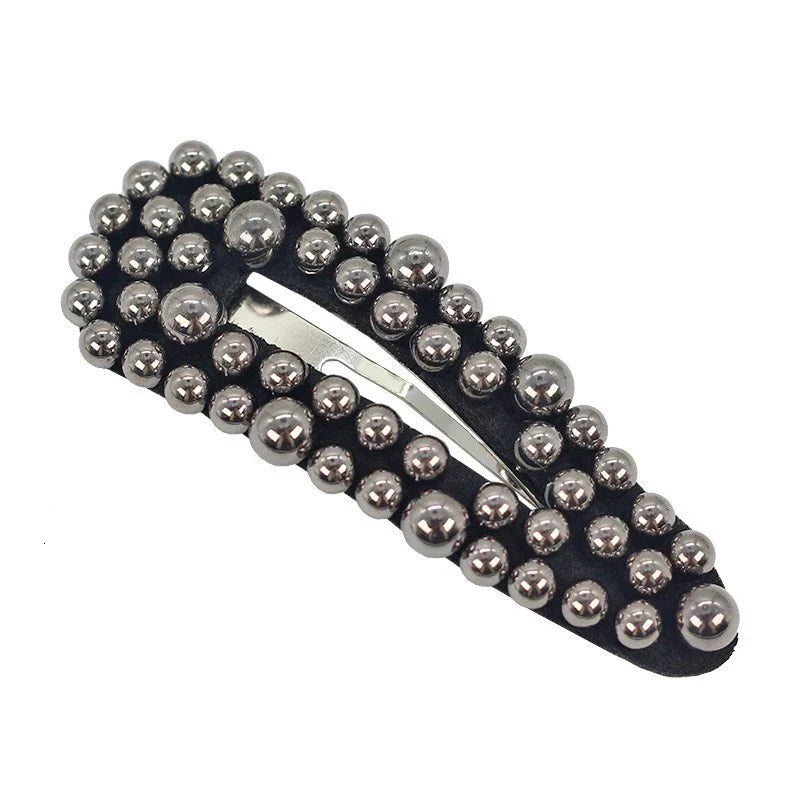 Femlion Pearl Metal Hair Barrettes Headwear Hairpins Hair Accessories