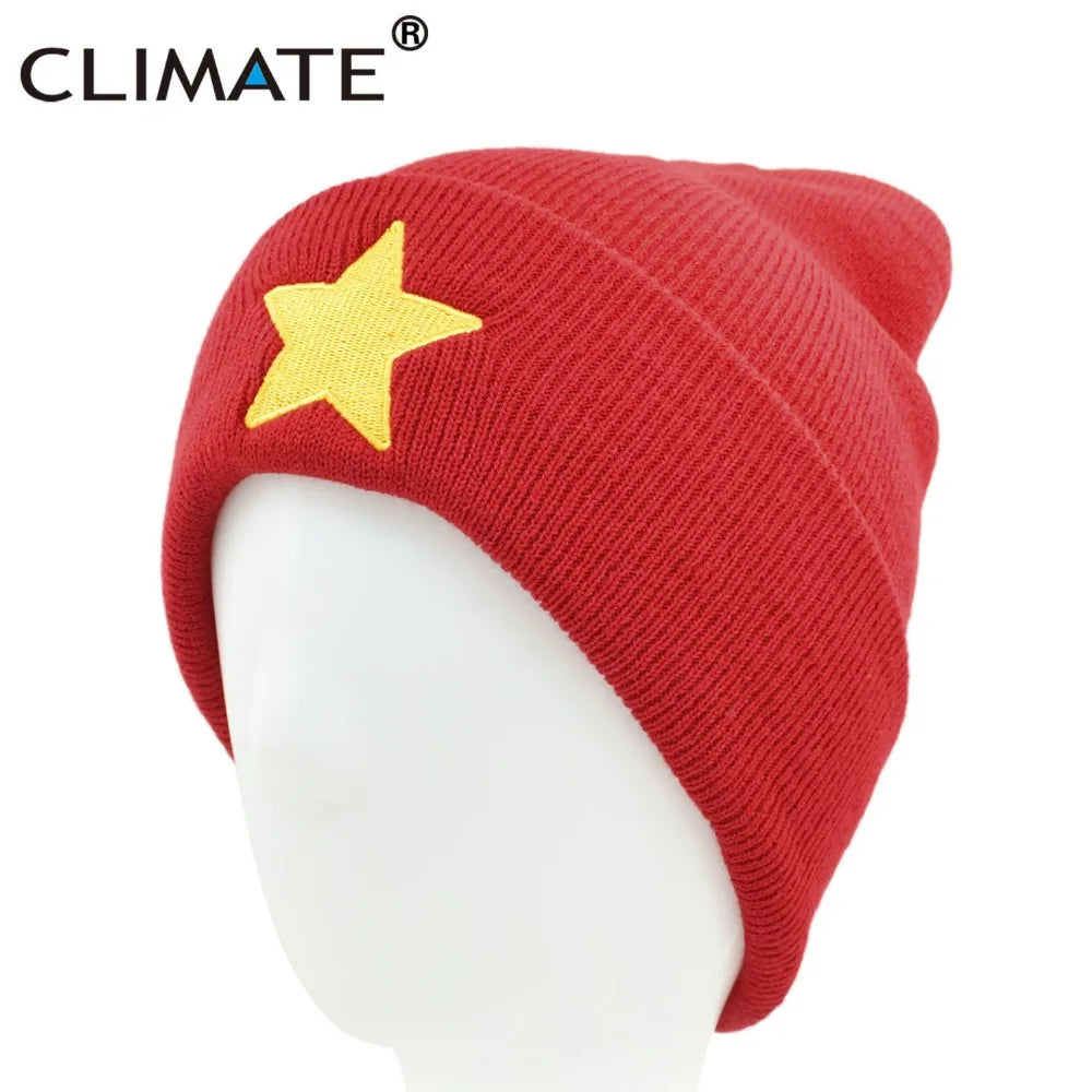 Femlion Pentastar Universe Knitted Beanie Hat Warm HipHop Caps for Men Women