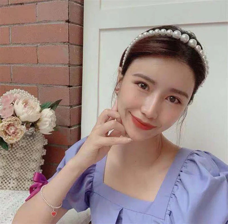 Femlion Pearl Headbands: Korean Fashion Hair Accessories for Women