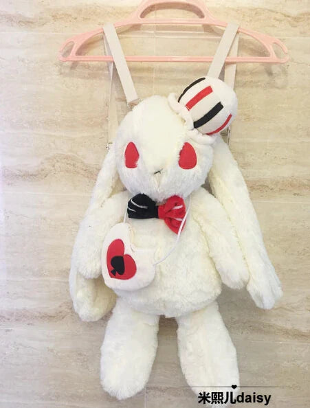 Femlion Pote Loppy Rabbit Plush Doll Backpack for Girls - LOLITA Style