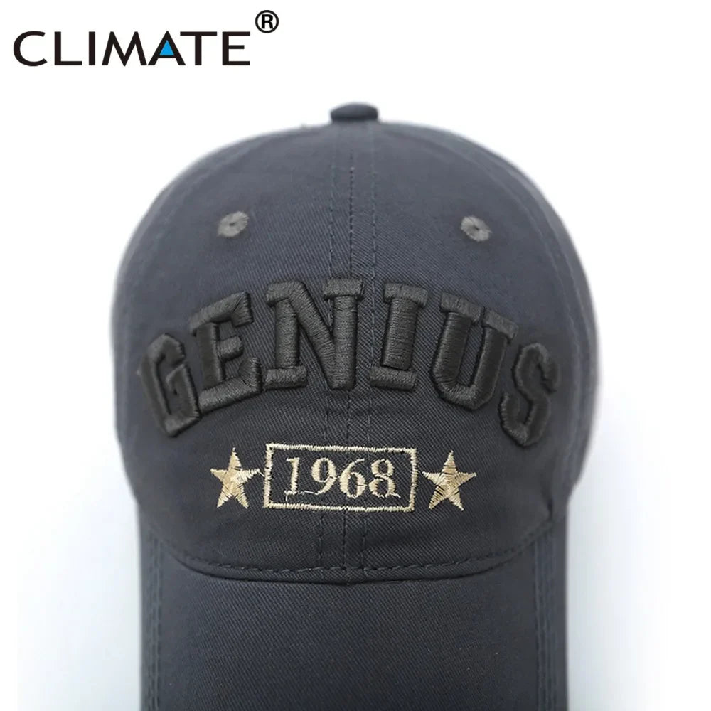 Femlion Genius Baseball Cap - Autumn Sport Hat for Men & Women