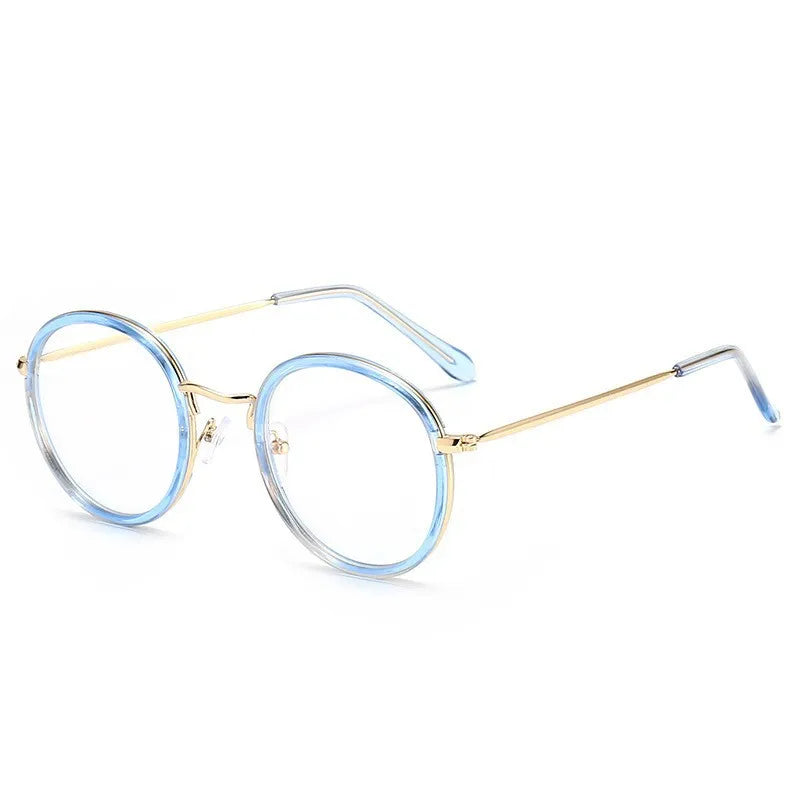 Femlion Vintage Round Metal Frame Reading Glasses for Men Women - 2024 Model