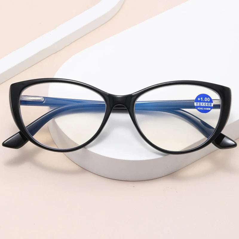 Femlion HD Cat Eye Blue Light Blocking Reading Glasses - Wholesale High Quality Hyperopic Glasses