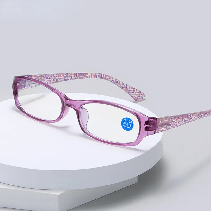 Femlion Clear Lens Anti Blue Light Reading Glasses Diopters +1.0 to +4.0