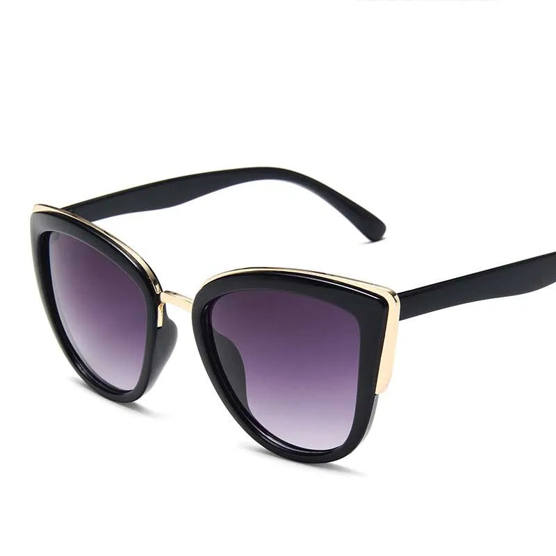 Femlion Gradient Cat Eye Sunglasses UV400 Retro Vintage Luxury Women's Eyewear