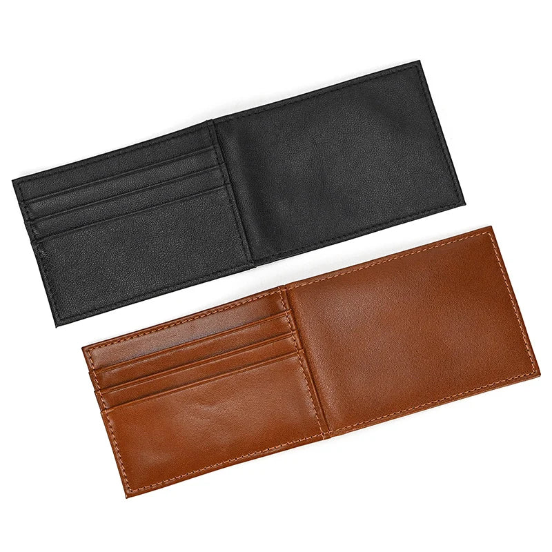 Femlion Genuine Leather Card Holder Wallet Slim Purse Case for Men and Women