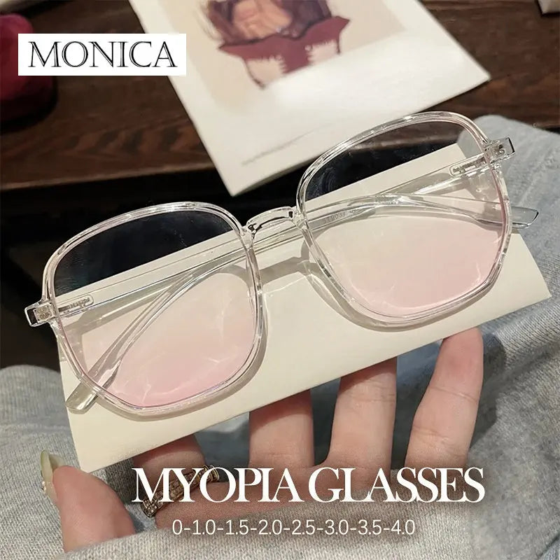 Femlion Blush Pink Anti-Blue Light Myopia Glasses -1.0..-4.0