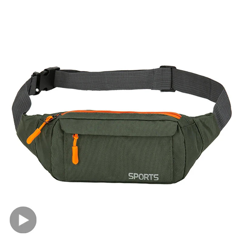 Femlion Waterproof Kangaroo Waist Bag for Men Women Hip Pouch Mobile Running Wallet