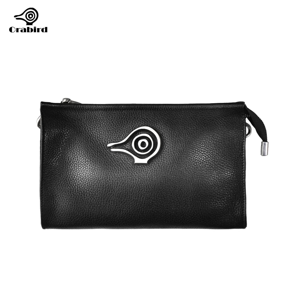 Femlion Soft Leather Crossbody Bag: Luxury Envelope Shoulder Bag for Women