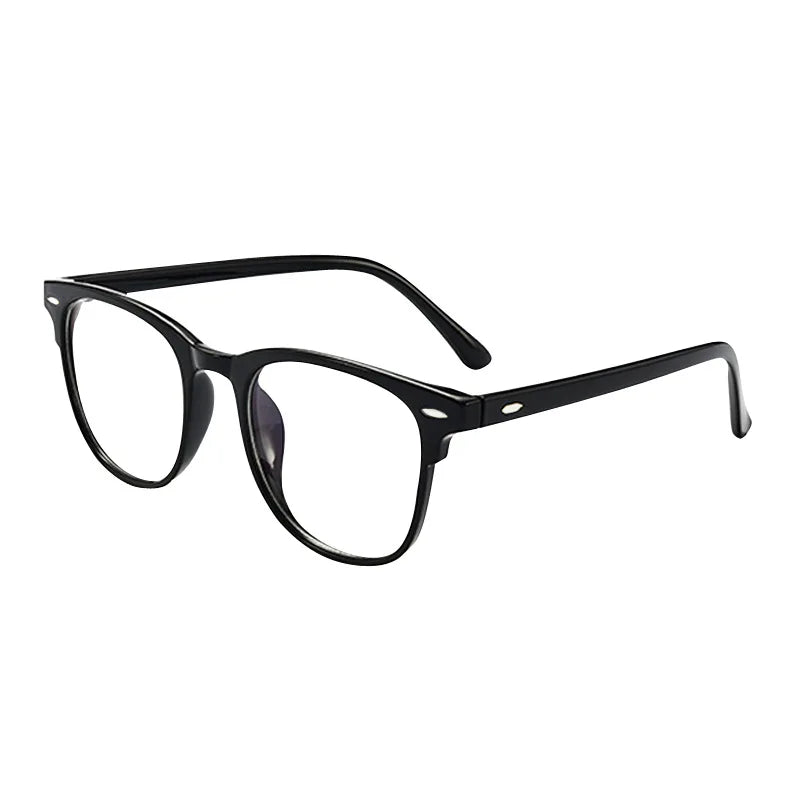 Femlion Round Anti Blue Light Computer Glasses Frame for Women Men