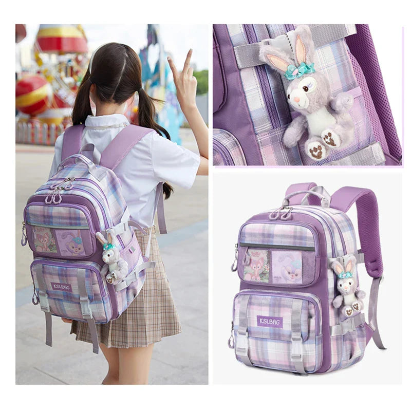 Femlion Cute School Bag Backpack for Little Girl Children Kindergarten Kawaii Bookbag