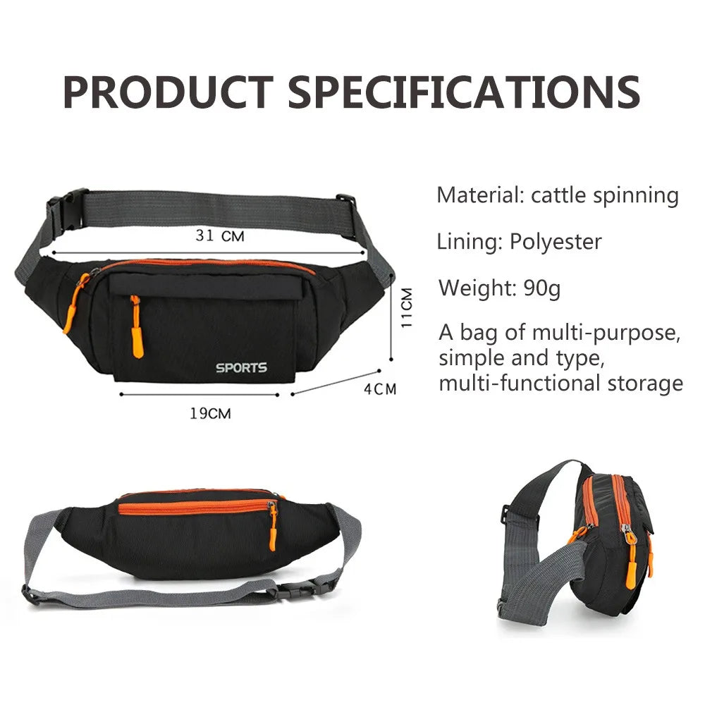 Femlion Waterproof Waist Bag for Men and Women - Stylish Hip Bum Pouch