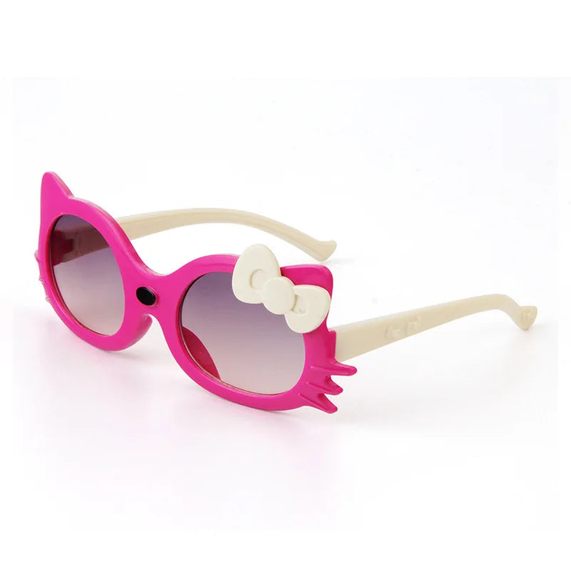 Femlion 2023 Round Cute Kids Sunglasses UV400 For Boy Girls Toddler