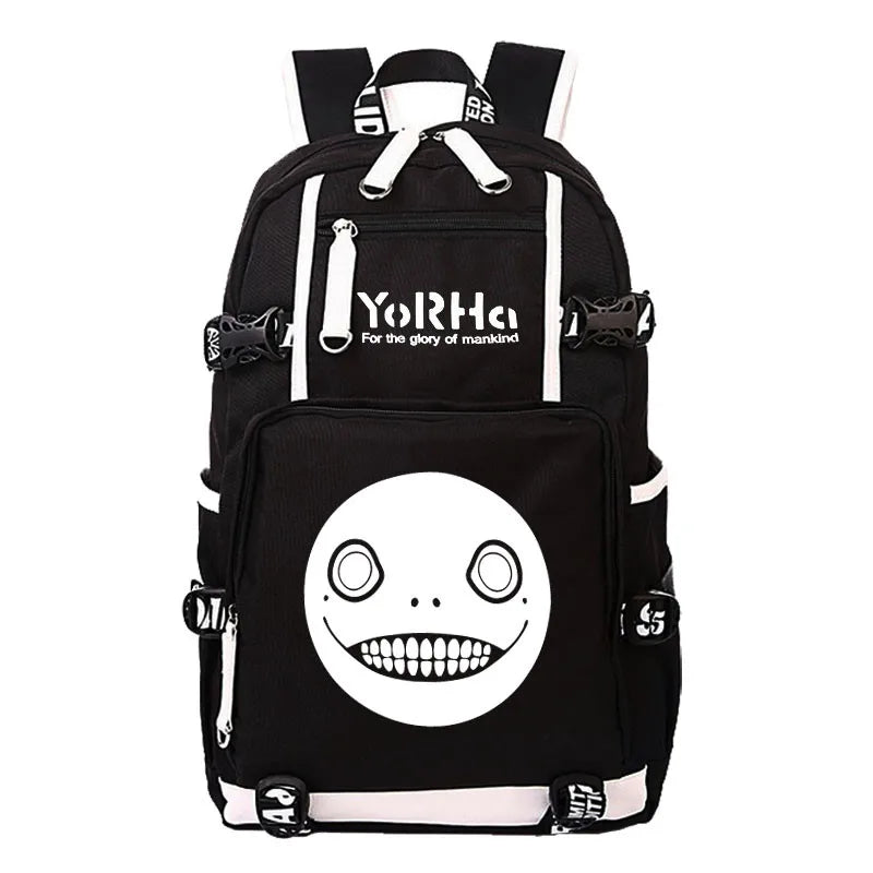 Femlion Type 2B Anime Backpack for Students, School, Travel - USB Port, Laptop Compartment