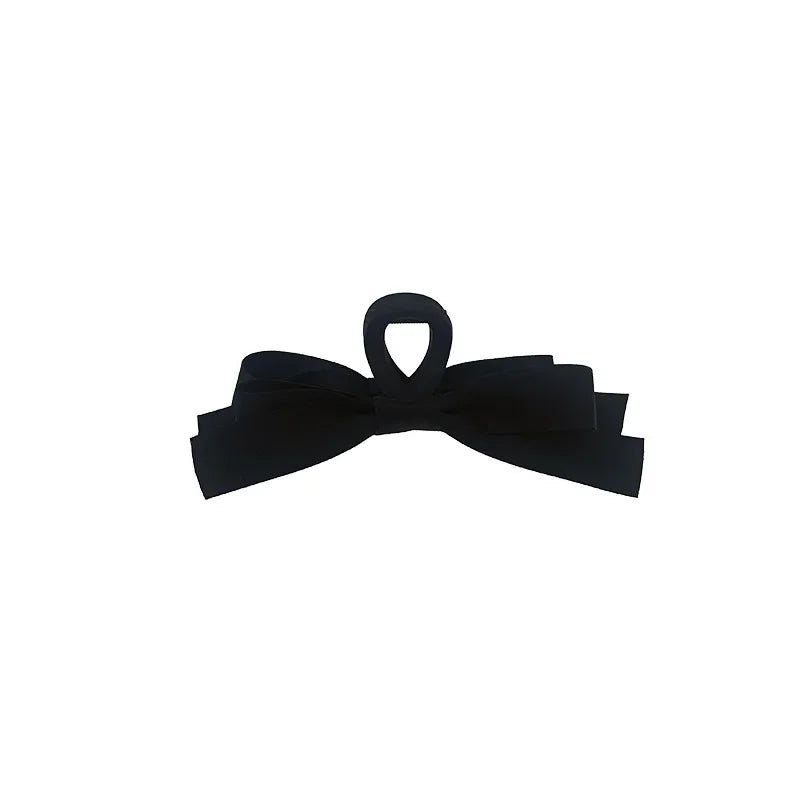 Femlion Velvet Bow-Knot Hair Clip | Big Size Hair Claw for Stylish Hairdos