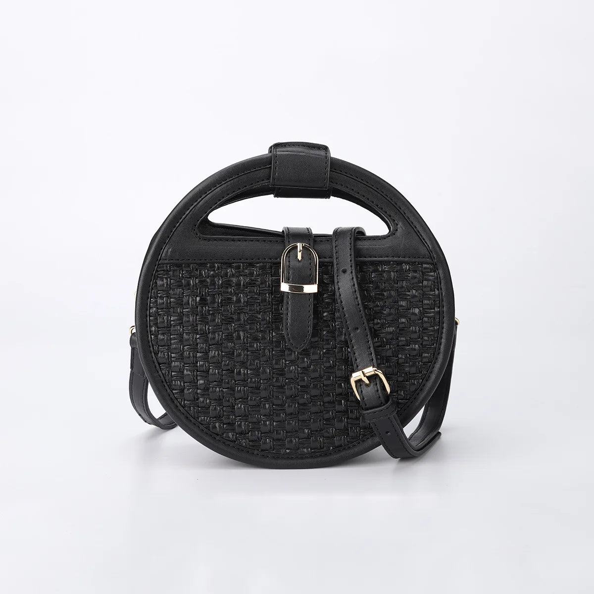 Femlion 2023 Straw Woven Bag New Niche Design Fashion Trend Advanced Texture One Shoulder Messenger Bag