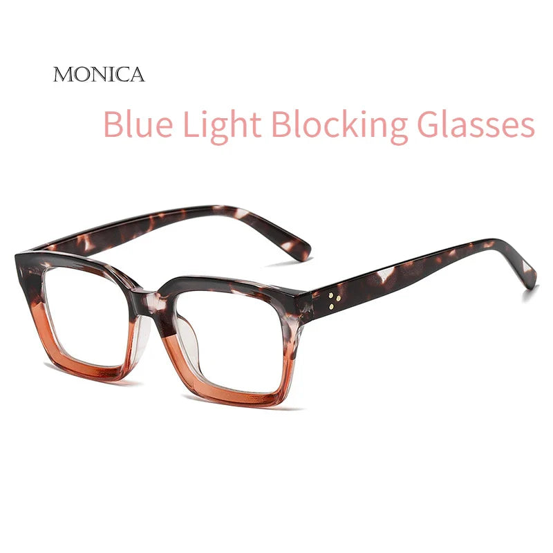 Femlion Square Oversized Reading Glasses in Multiple Colors