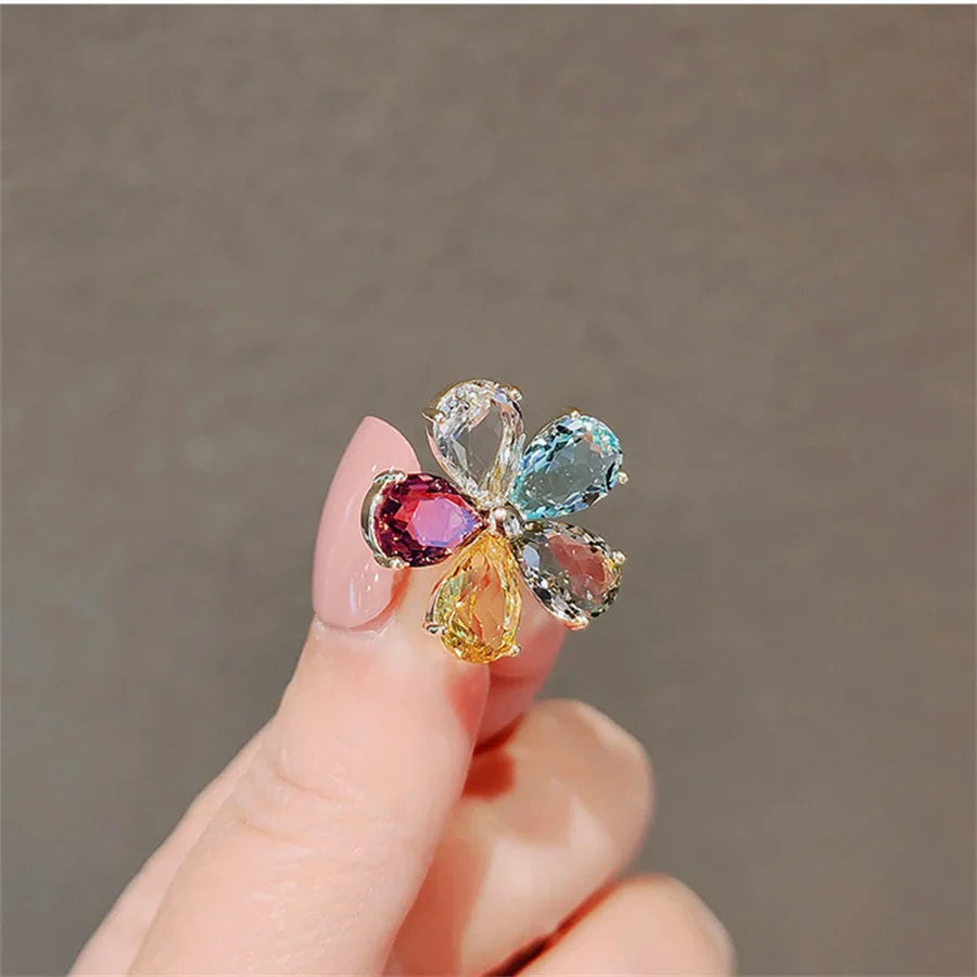 Femlion Crystal Butterfly Brooches: Cute Animal & Flower Lapel Pins