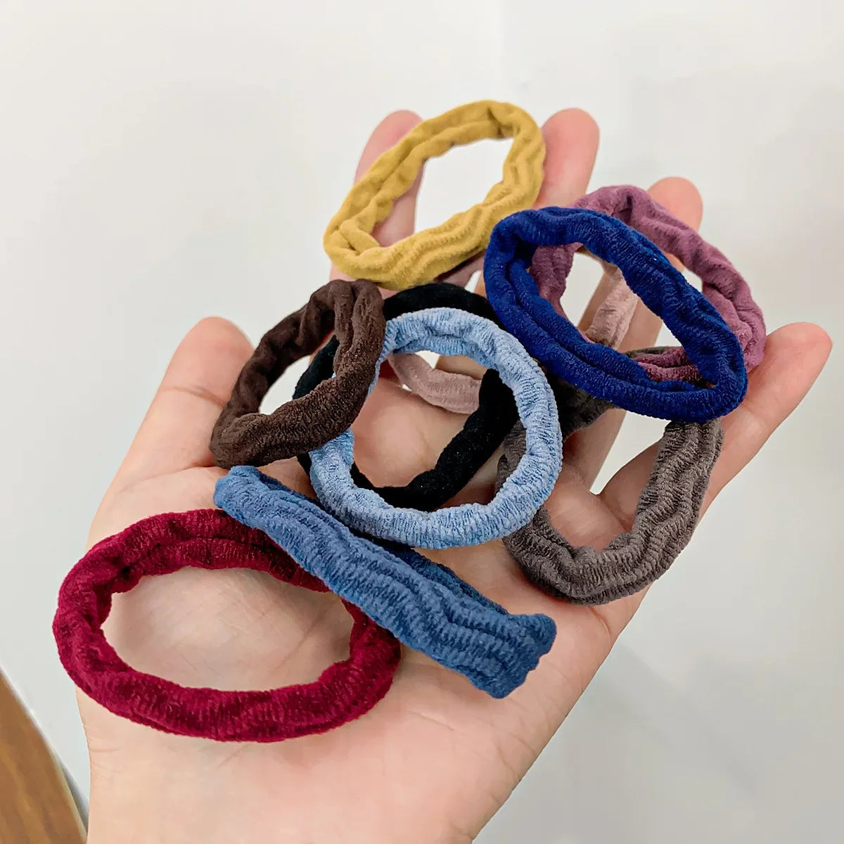 Femlion 10-Piece Hair Tie Set: Korean Ribbons for Women & Girls Ponytail Scrunchies