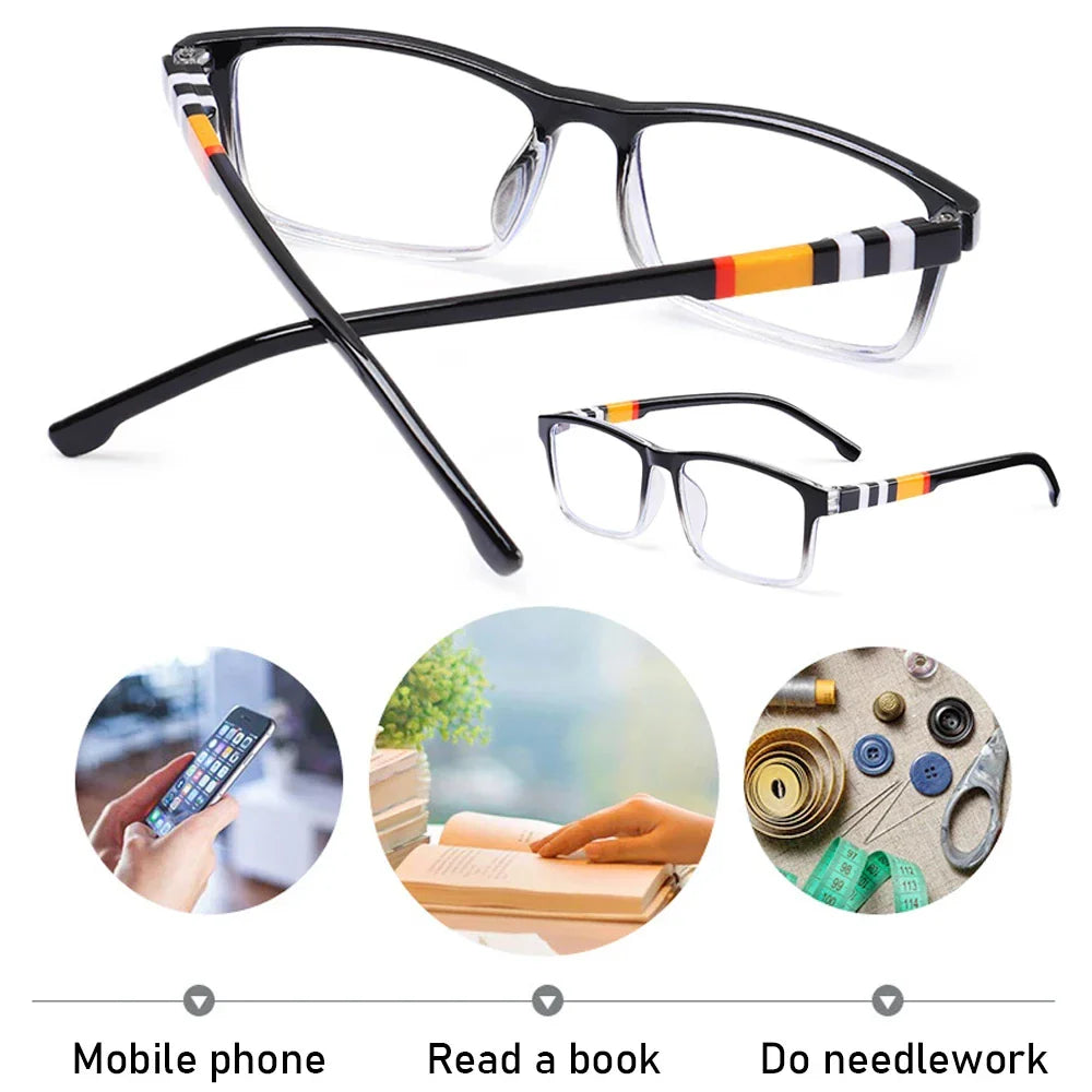 Femlion Blue Light Blocking Reading Glasses Unisex Elegant Comfortable Eyewear