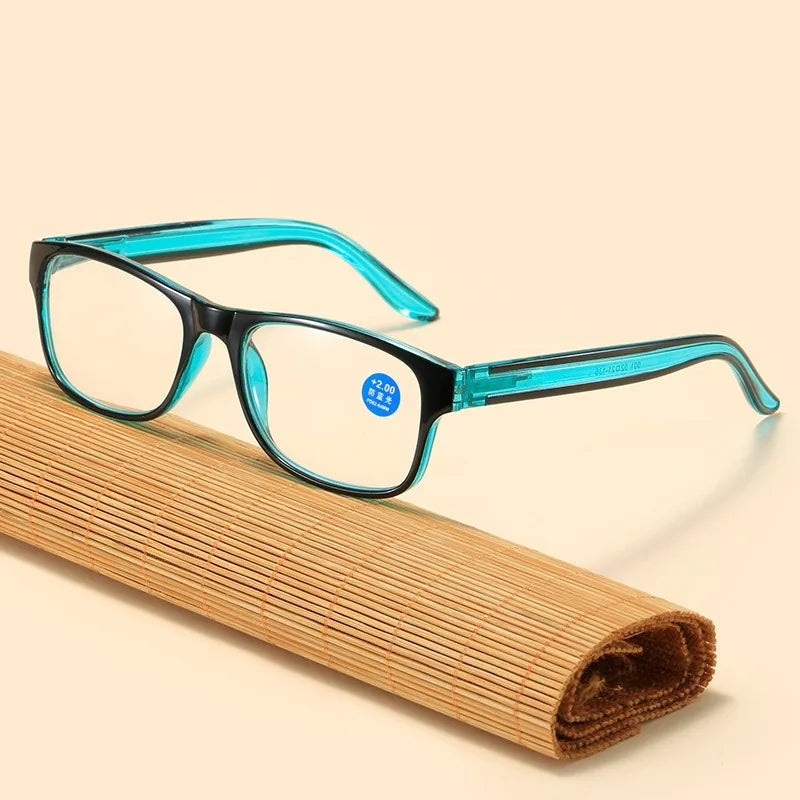 Femlion Square Blue Light Blocking Reading Glasses for Men and Women