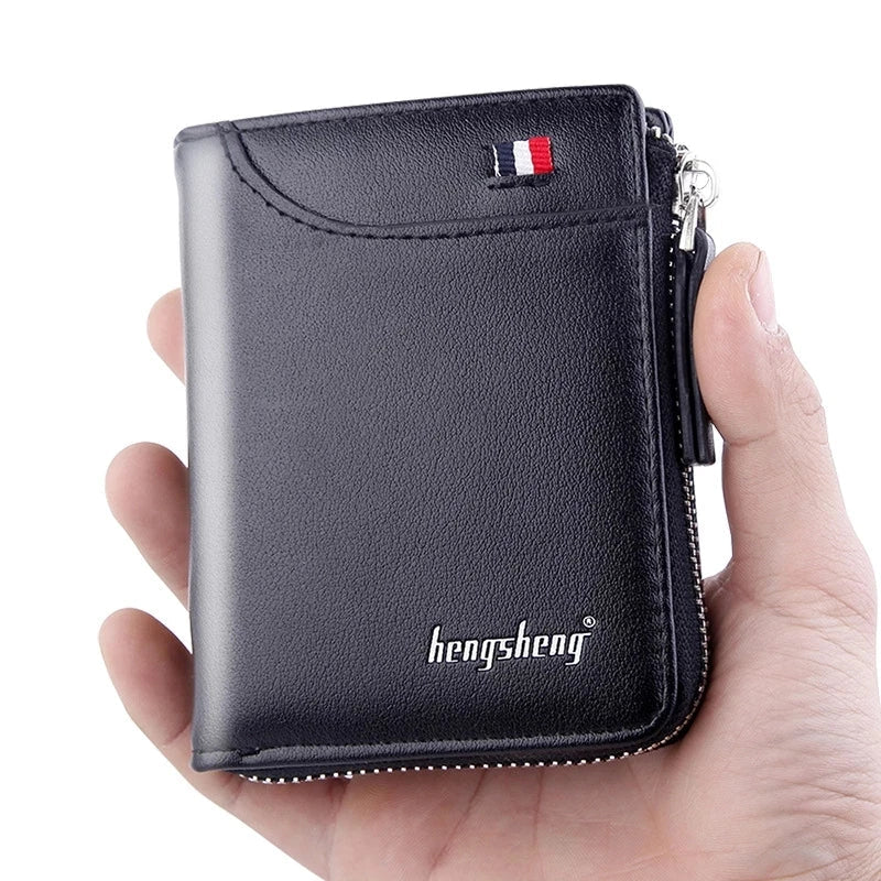 Femlion Men's Slim Wallet Coin Purse Card Holder Credit Cardholder Business Small