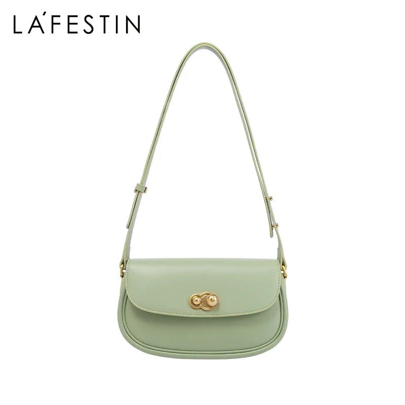 Femlion Elegant Saddle Bag: 2023 Luxury Women Handbag, Crossbody Leather, Autumn/Winter Style