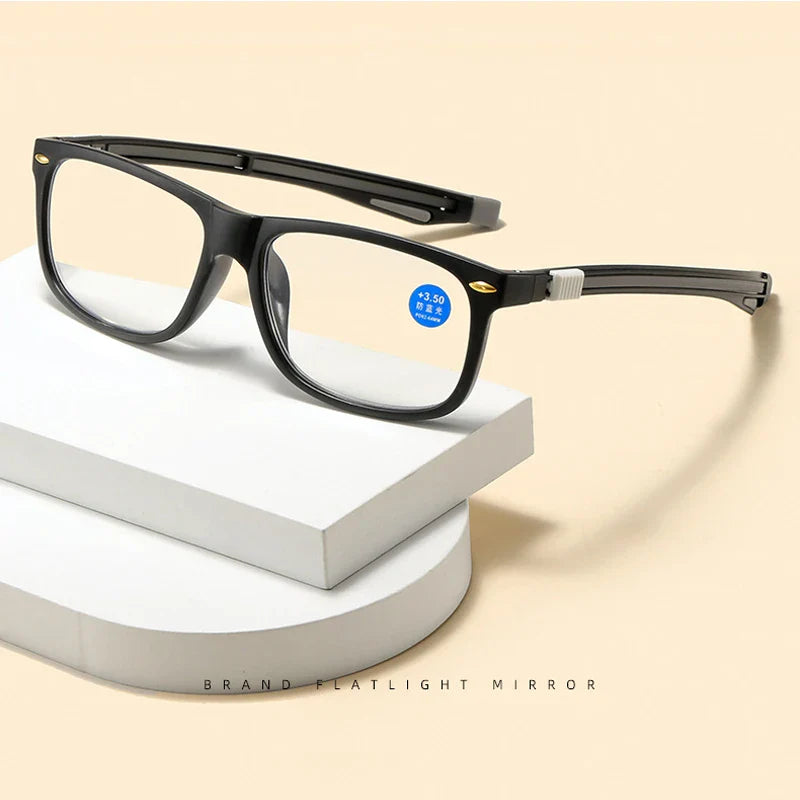 Femlion Magnetic Anti-blue Light Reading Glasses Diopter +1.0 to +4.0