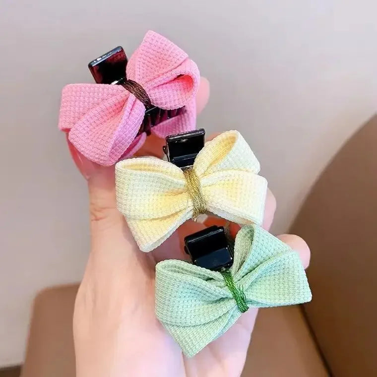 Femlion Mini Bow Hair Clip Claw Clamp - Cute Kawaii Hair Accessorie for Girls