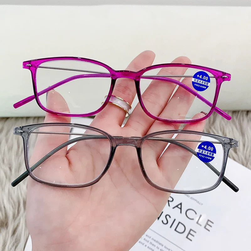 Femlion Blue Light Blocking Glasses for Men and Women - Square Frame Computer Eyewear