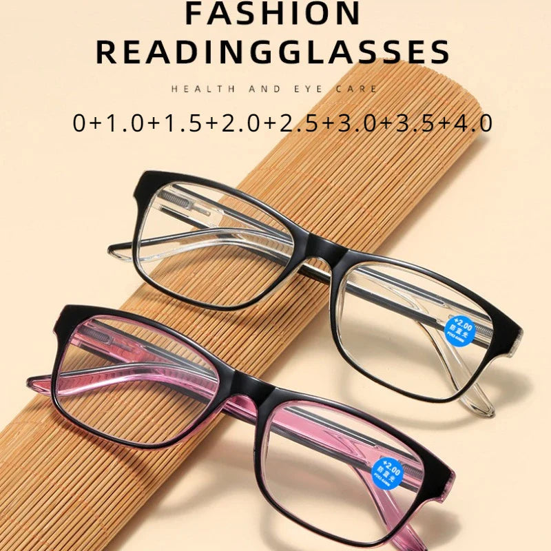 Femlion Square Blue Light Blocking Reading Glasses for Men and Women