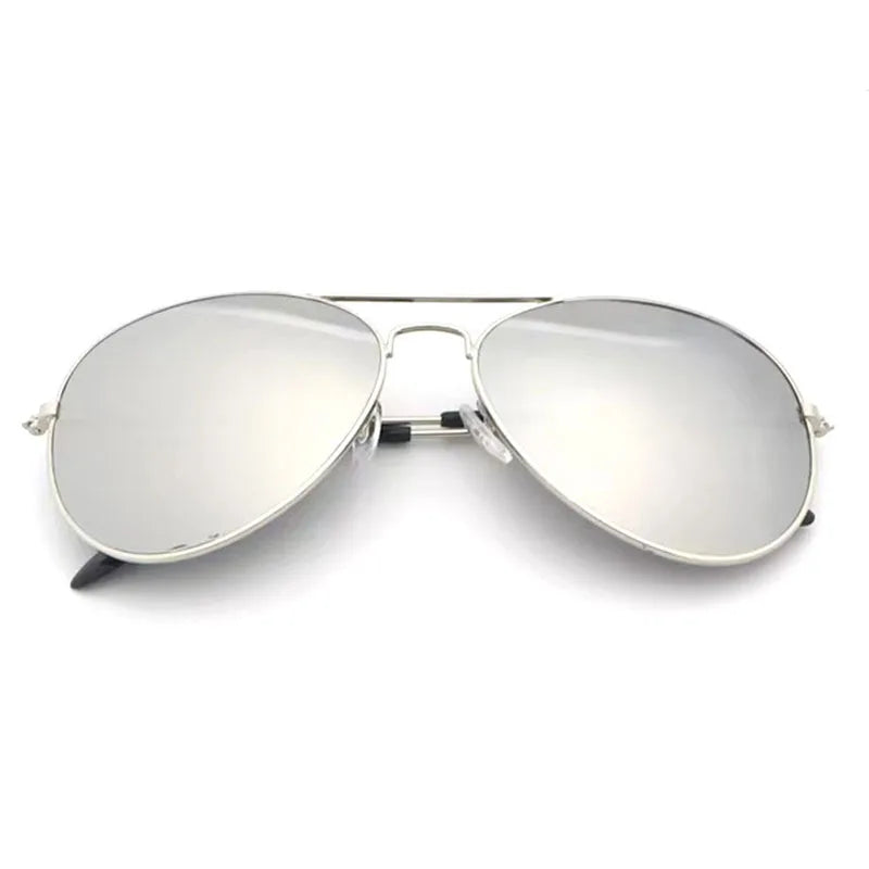 Femlion Metal Frame Retro Sunglasses UV400 Anti-glare Men's Sun Glasses