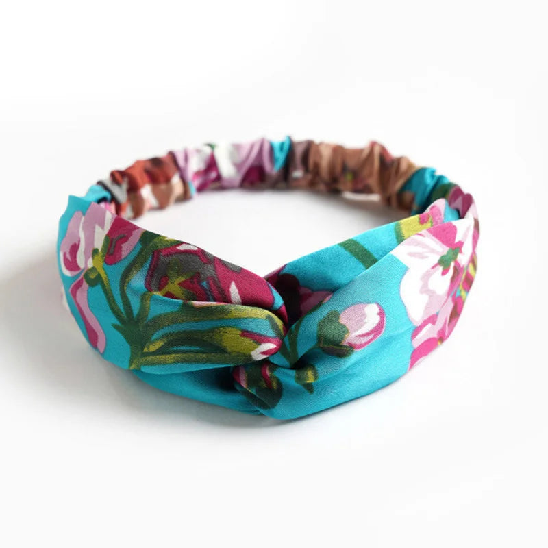 Femlion Boho Print Headbands for Women - Summer Hair Accessories