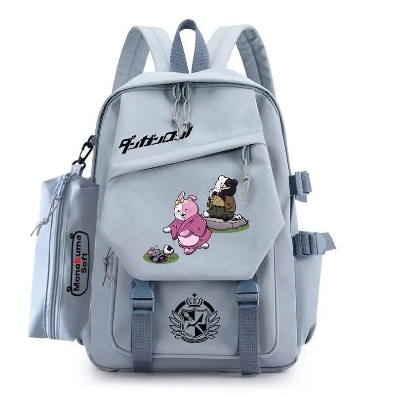 Femlion Bear Anime Backpack for Teens School Travel Boys Girls