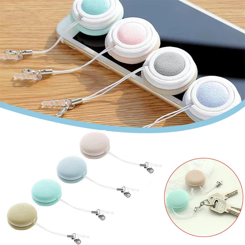 Femlion Macaron Shape Cleaning Cloth for Glasses and Phone