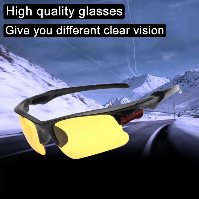 Femlion Polarized Night Vision Sunglasses for Men- High Quality Anti-Glare Driver Eyewear