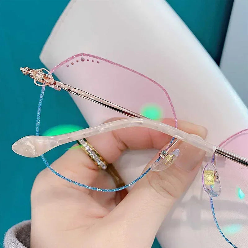 Femlion Hyperopia Glasses for Women - Ultra Light Computer Optical Customization