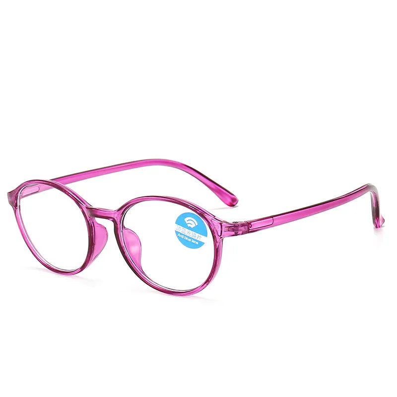 Femlion Kids Anti Blue Light Glasses for Boys and Girls - Ultra Light Computer Flat Glasses