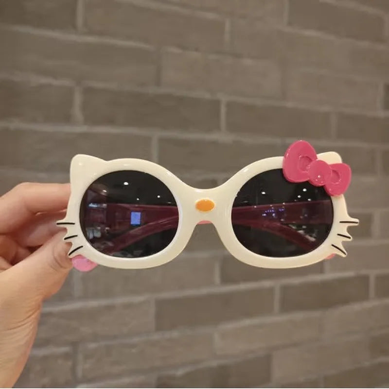 Femlion 2023 Round Cute Kids Sunglasses UV400 For Boy Girls Toddler