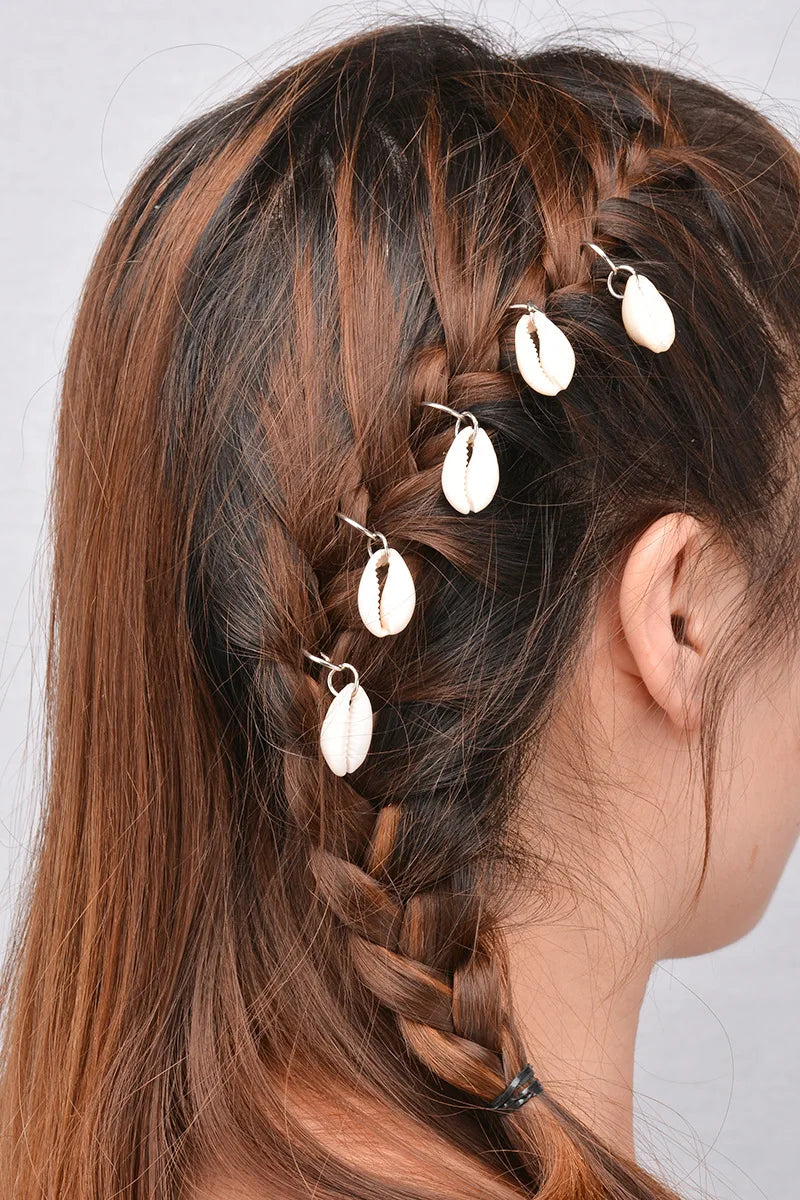 Femlion Hair Braid Dread Beads Clips Rings Jewelry for Girls Women Dreadlock Accessories