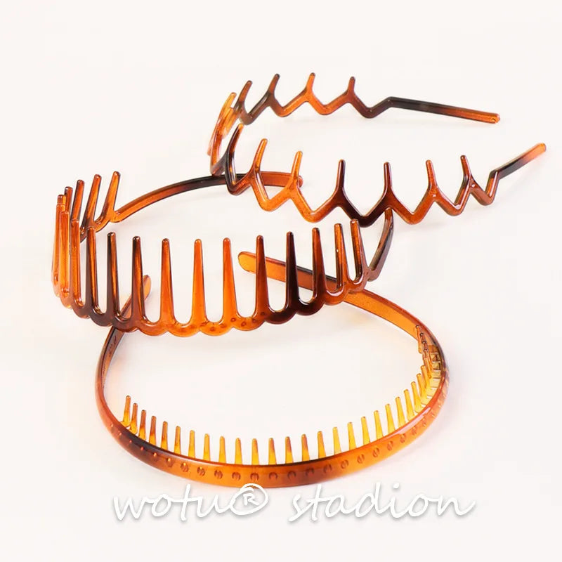 Femlion Korean Wave Hairbands Hair Clips Unisex Hair Hoop Adults Men Women