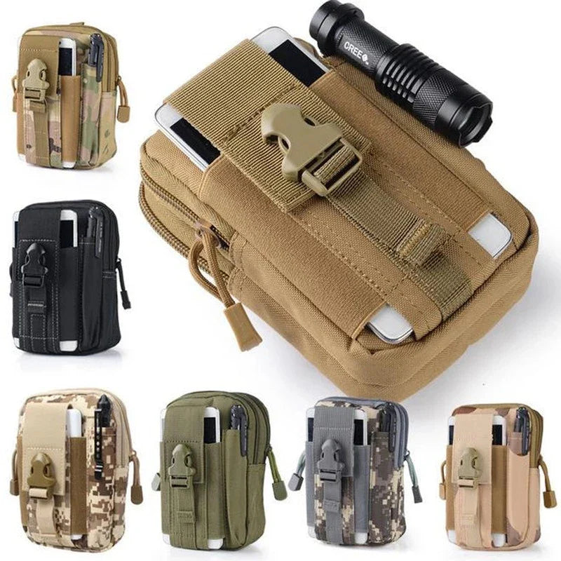 Femlion Tactical Thigh Belt Bag for Men - Military Style Hip Sack and Handbag