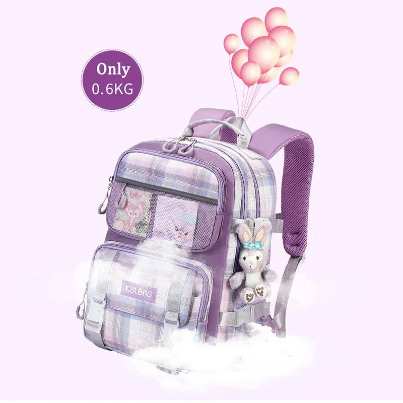 Femlion Cute School Bag Backpack for Little Girl Children Kindergarten Kawaii Bookbag