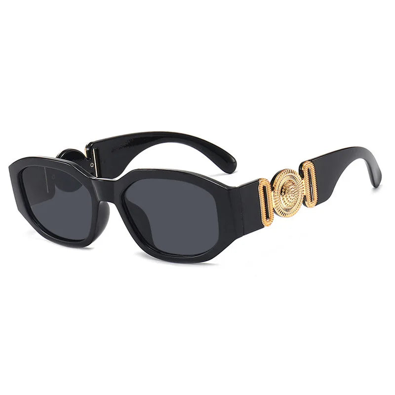 Femlion Retro Square Sunglasses UV400 Luxury Designer Eyewear