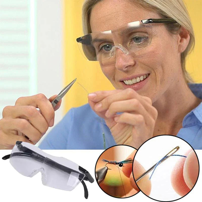 Femlion +250 Diopter Reading Glasses High-definition Portable Magnifier Eyewear